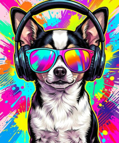 Alternative view of Retrato El DJ de la manada - Arte Pop personalizado