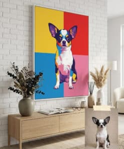 Retrato La geometría del afecto - Arte Pop personalizado