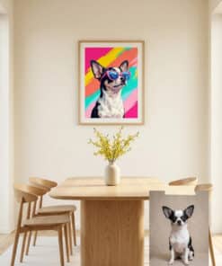 Retrato Viento de colores - Arte Pop personalizado