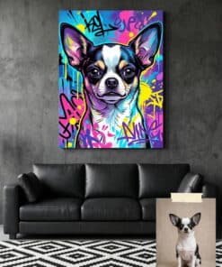 Retrato Explosión de Colores Neón - Arte Pop personalizado